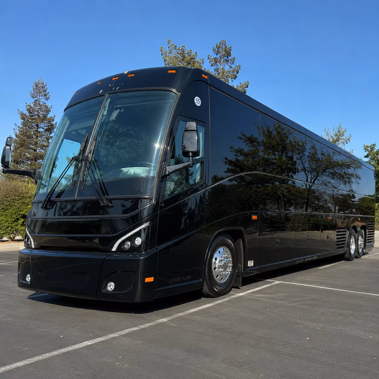 st louis charter bus rental exterior